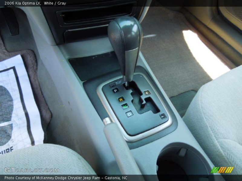 White / Gray 2006 Kia Optima LX