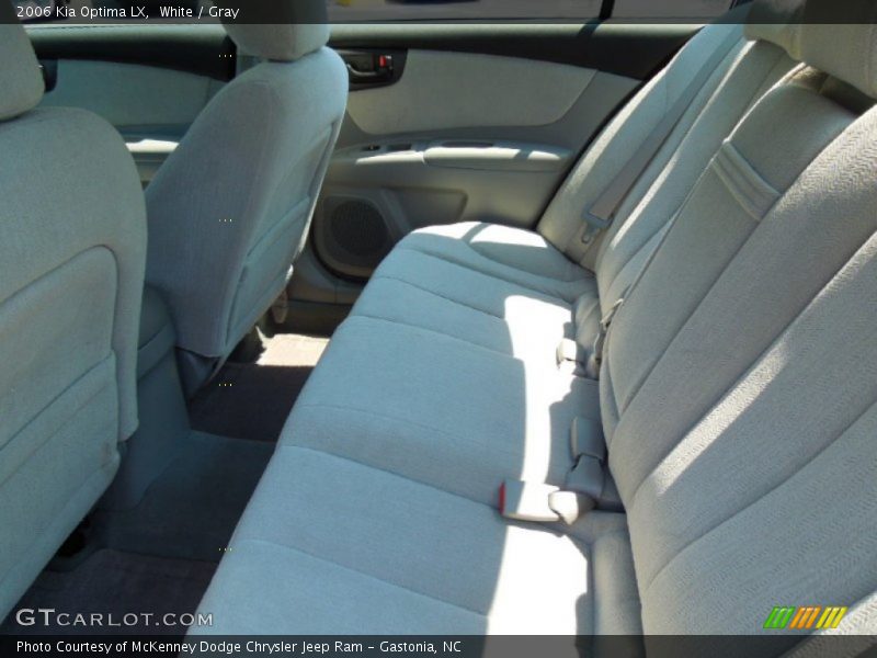White / Gray 2006 Kia Optima LX