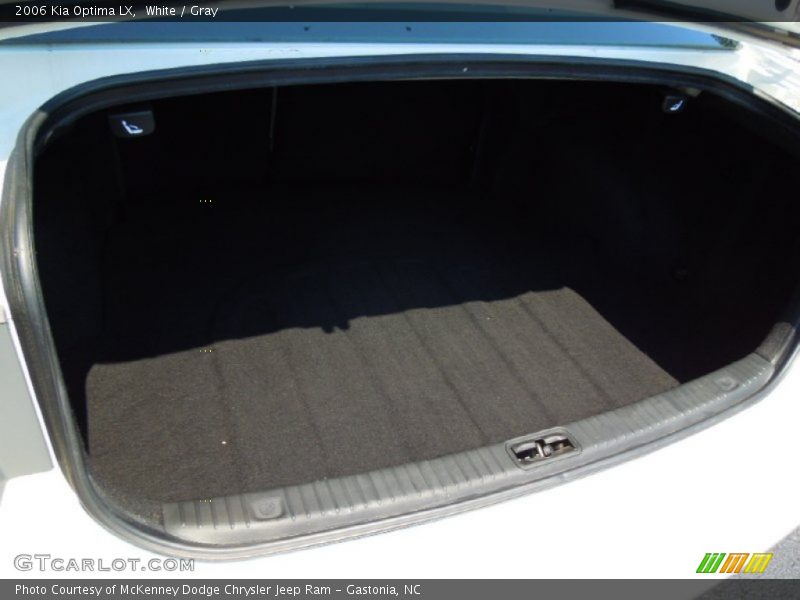 White / Gray 2006 Kia Optima LX
