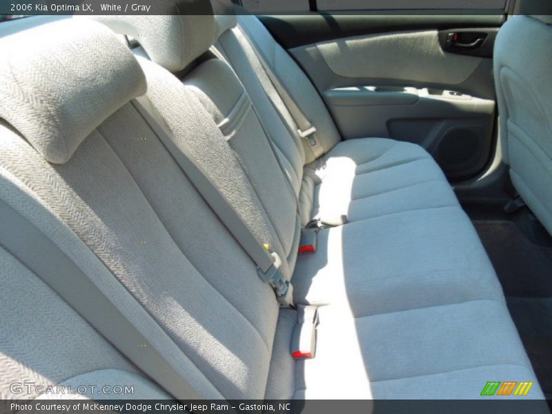 White / Gray 2006 Kia Optima LX