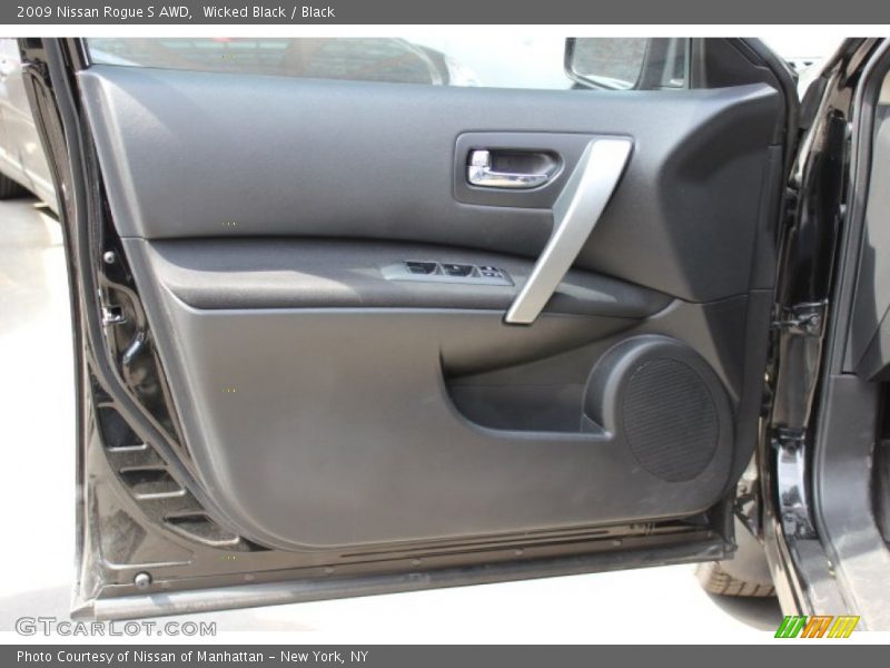 Wicked Black / Black 2009 Nissan Rogue S AWD
