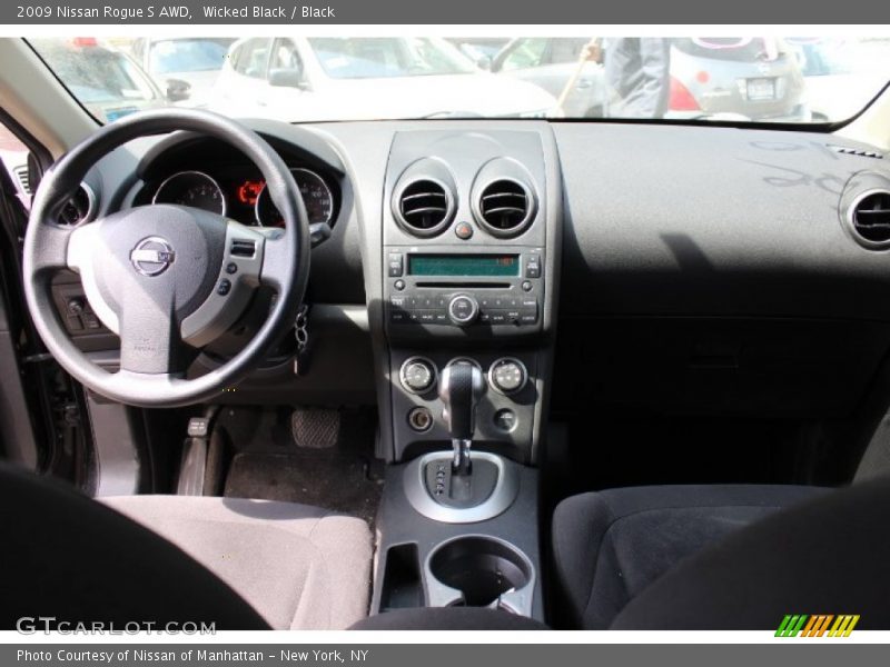 Wicked Black / Black 2009 Nissan Rogue S AWD