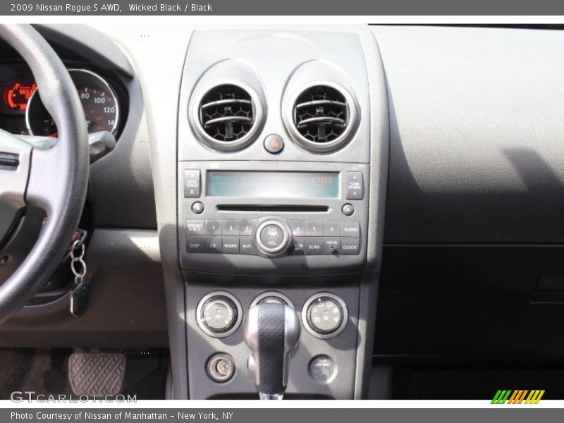 Wicked Black / Black 2009 Nissan Rogue S AWD