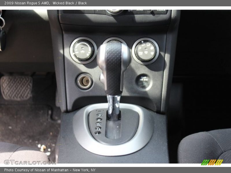Wicked Black / Black 2009 Nissan Rogue S AWD