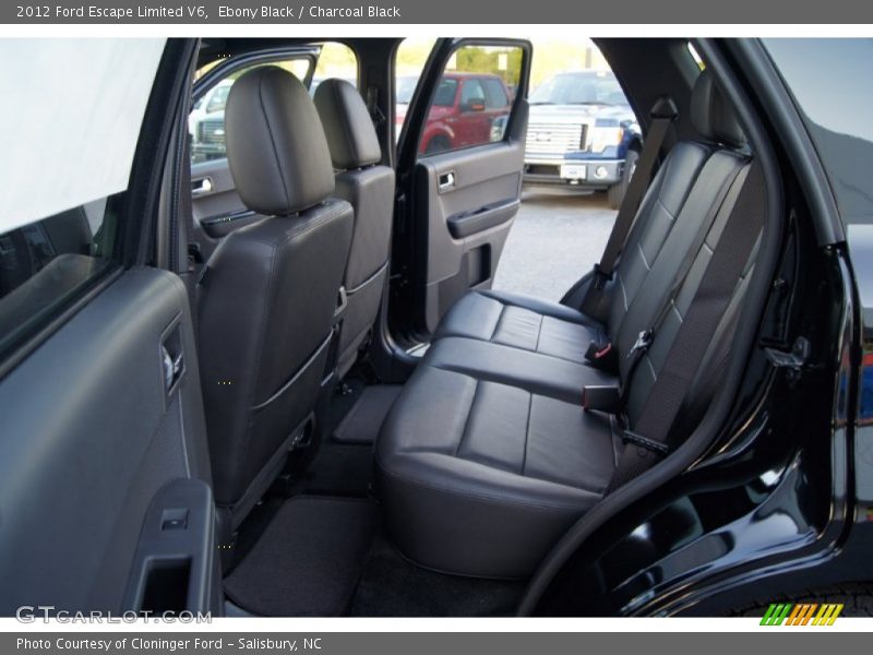 Ebony Black / Charcoal Black 2012 Ford Escape Limited V6