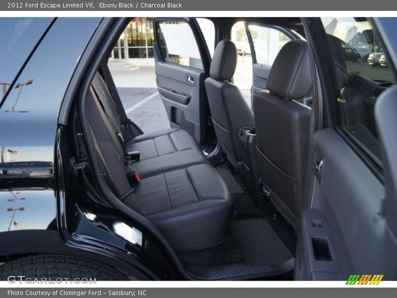 Ebony Black / Charcoal Black 2012 Ford Escape Limited V6