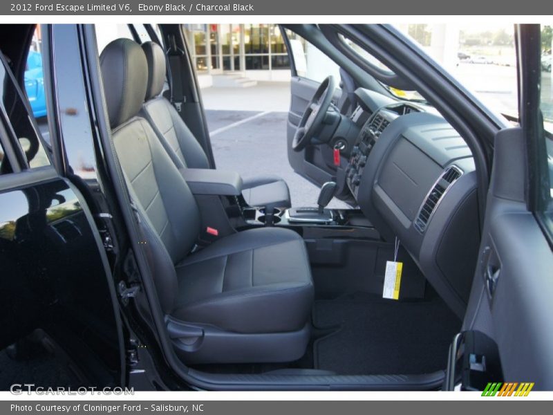 Ebony Black / Charcoal Black 2012 Ford Escape Limited V6