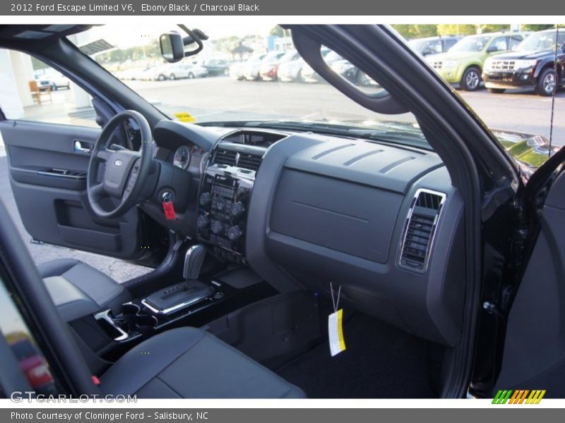 Ebony Black / Charcoal Black 2012 Ford Escape Limited V6