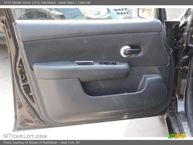 Super Black / Charcoal 2010 Nissan Versa 1.8 SL Hatchback
