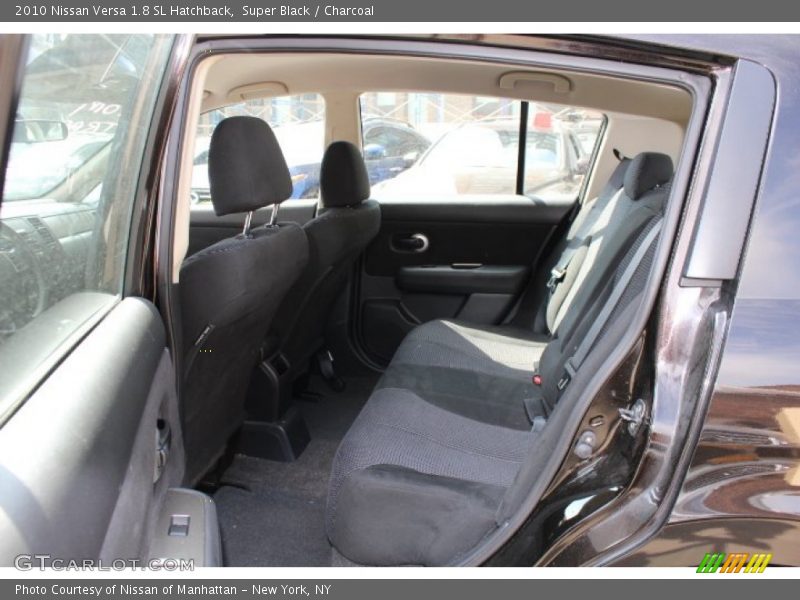 Super Black / Charcoal 2010 Nissan Versa 1.8 SL Hatchback