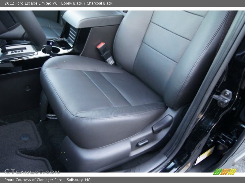 Ebony Black / Charcoal Black 2012 Ford Escape Limited V6