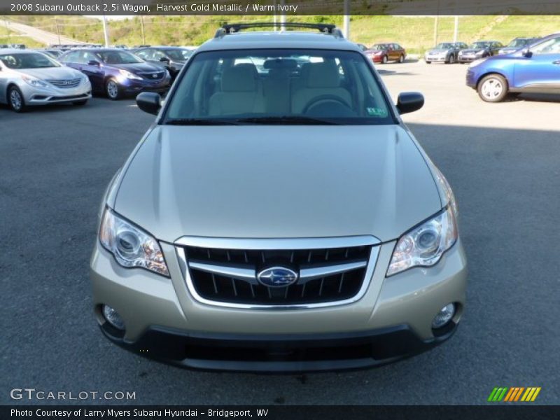 Harvest Gold Metallic / Warm Ivory 2008 Subaru Outback 2.5i Wagon