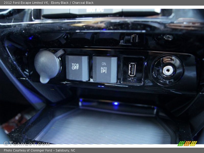 Ebony Black / Charcoal Black 2012 Ford Escape Limited V6
