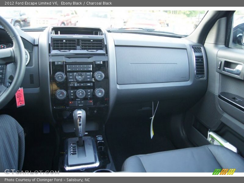 Ebony Black / Charcoal Black 2012 Ford Escape Limited V6