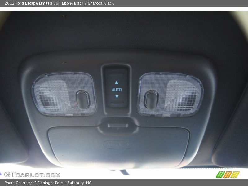 Ebony Black / Charcoal Black 2012 Ford Escape Limited V6
