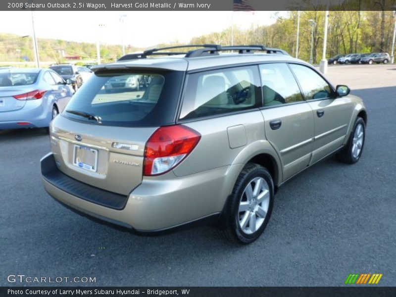 Harvest Gold Metallic / Warm Ivory 2008 Subaru Outback 2.5i Wagon