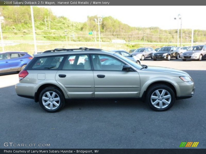 Harvest Gold Metallic / Warm Ivory 2008 Subaru Outback 2.5i Wagon