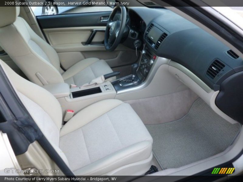 Harvest Gold Metallic / Warm Ivory 2008 Subaru Outback 2.5i Wagon