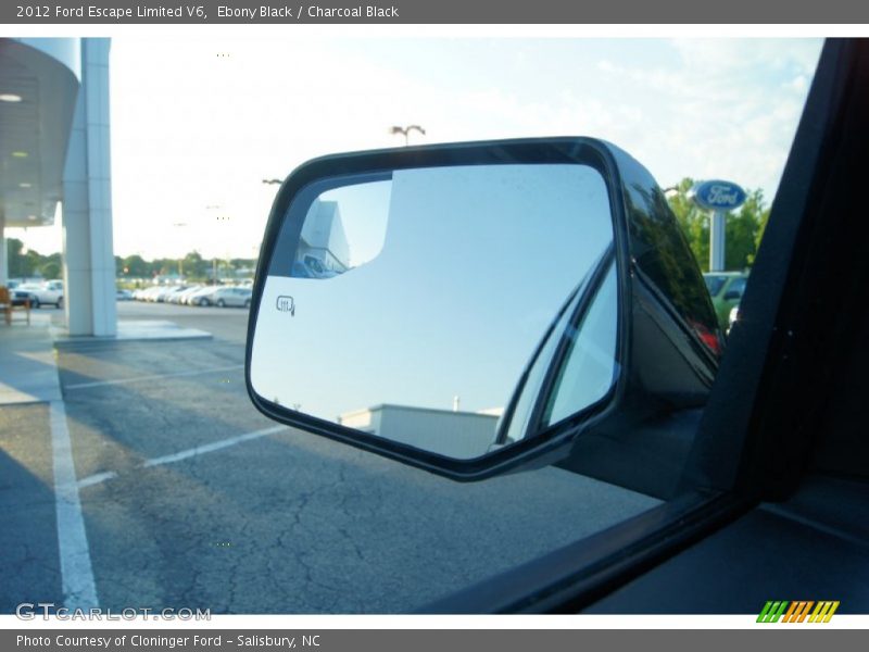 Ebony Black / Charcoal Black 2012 Ford Escape Limited V6