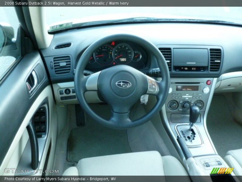 Harvest Gold Metallic / Warm Ivory 2008 Subaru Outback 2.5i Wagon