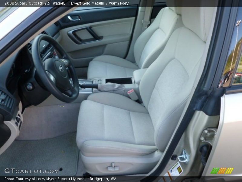 Harvest Gold Metallic / Warm Ivory 2008 Subaru Outback 2.5i Wagon