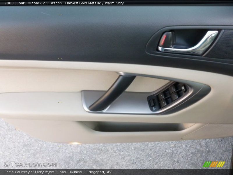 Harvest Gold Metallic / Warm Ivory 2008 Subaru Outback 2.5i Wagon