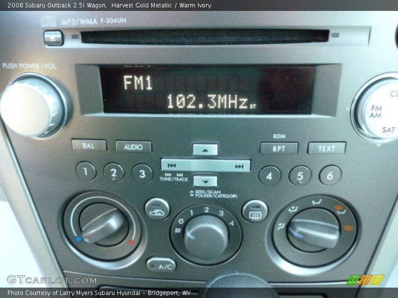 Harvest Gold Metallic / Warm Ivory 2008 Subaru Outback 2.5i Wagon