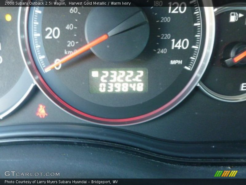 Harvest Gold Metallic / Warm Ivory 2008 Subaru Outback 2.5i Wagon