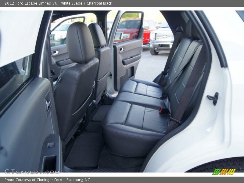 White Suede / Charcoal Black 2012 Ford Escape Limited V6