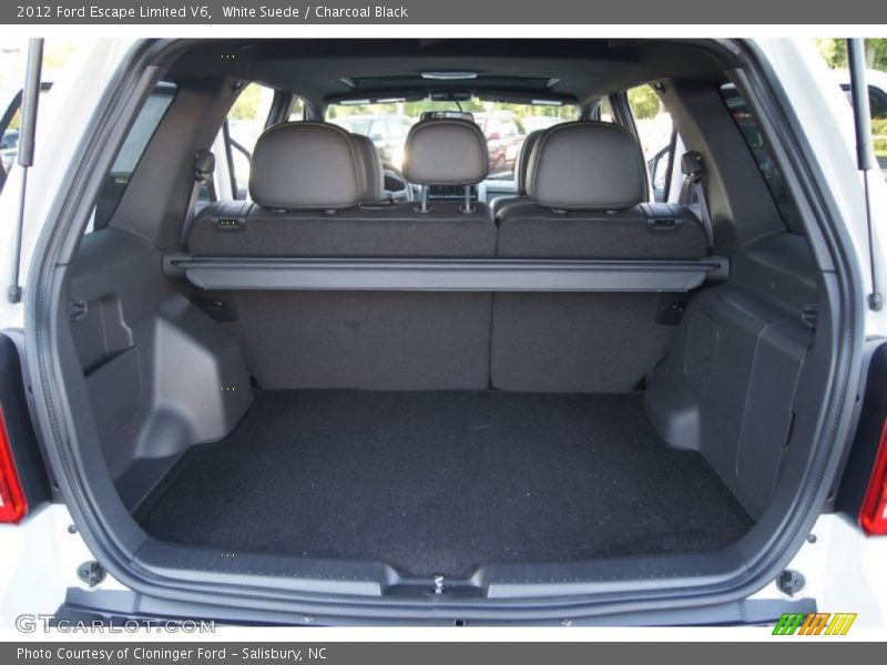 White Suede / Charcoal Black 2012 Ford Escape Limited V6