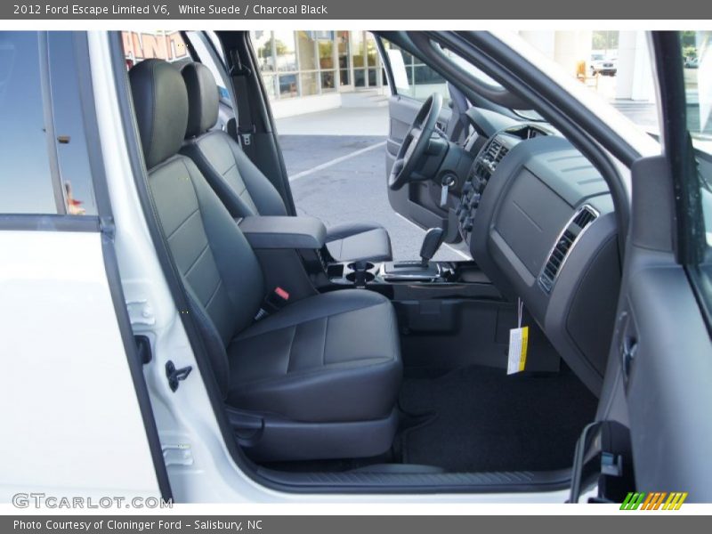 White Suede / Charcoal Black 2012 Ford Escape Limited V6