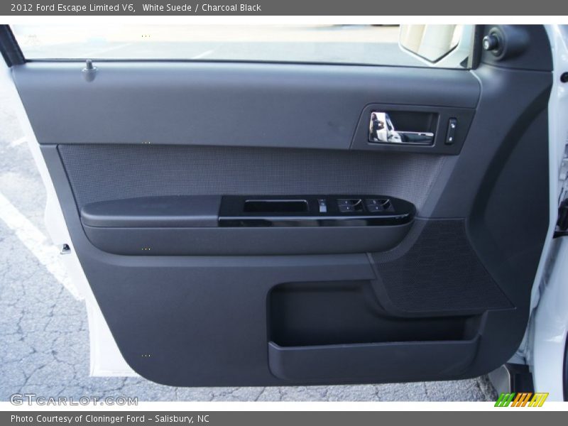 White Suede / Charcoal Black 2012 Ford Escape Limited V6