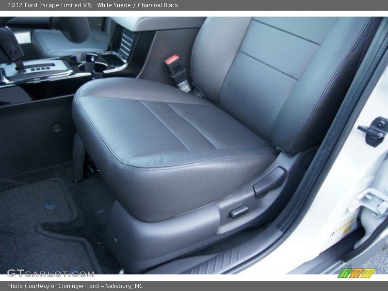 White Suede / Charcoal Black 2012 Ford Escape Limited V6
