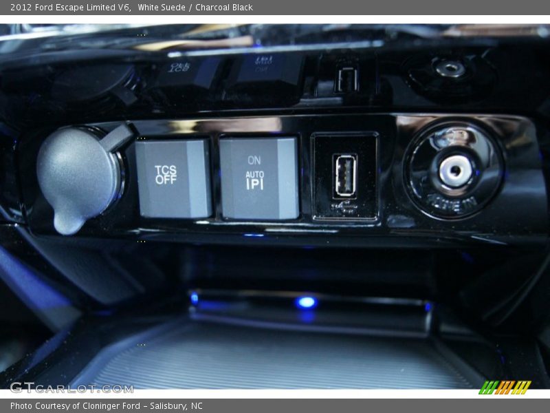 White Suede / Charcoal Black 2012 Ford Escape Limited V6