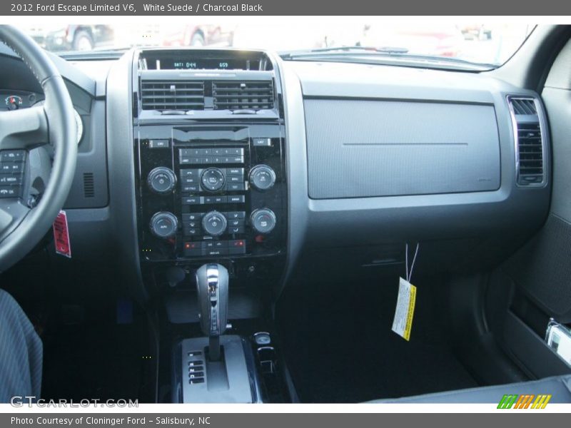 White Suede / Charcoal Black 2012 Ford Escape Limited V6
