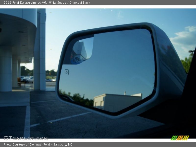 White Suede / Charcoal Black 2012 Ford Escape Limited V6