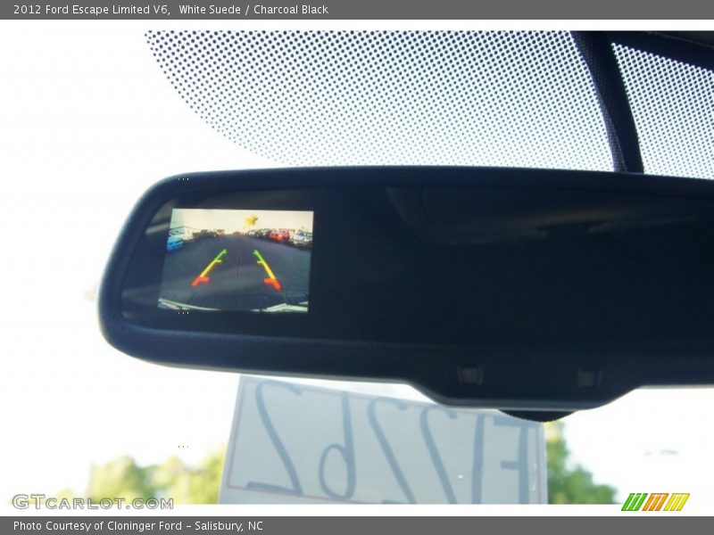 White Suede / Charcoal Black 2012 Ford Escape Limited V6