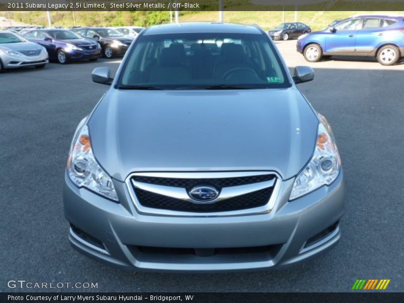 Steel Silver Metallic / Off-Black 2011 Subaru Legacy 2.5i Limited
