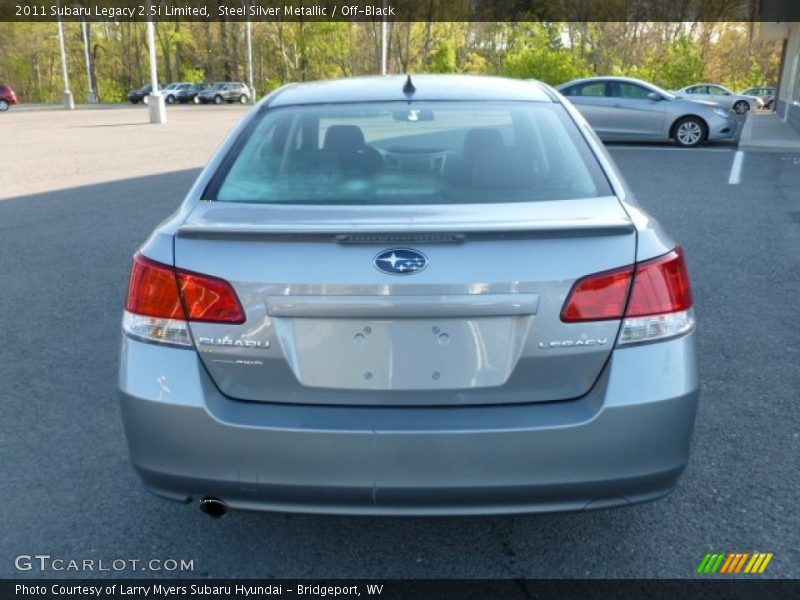 Steel Silver Metallic / Off-Black 2011 Subaru Legacy 2.5i Limited