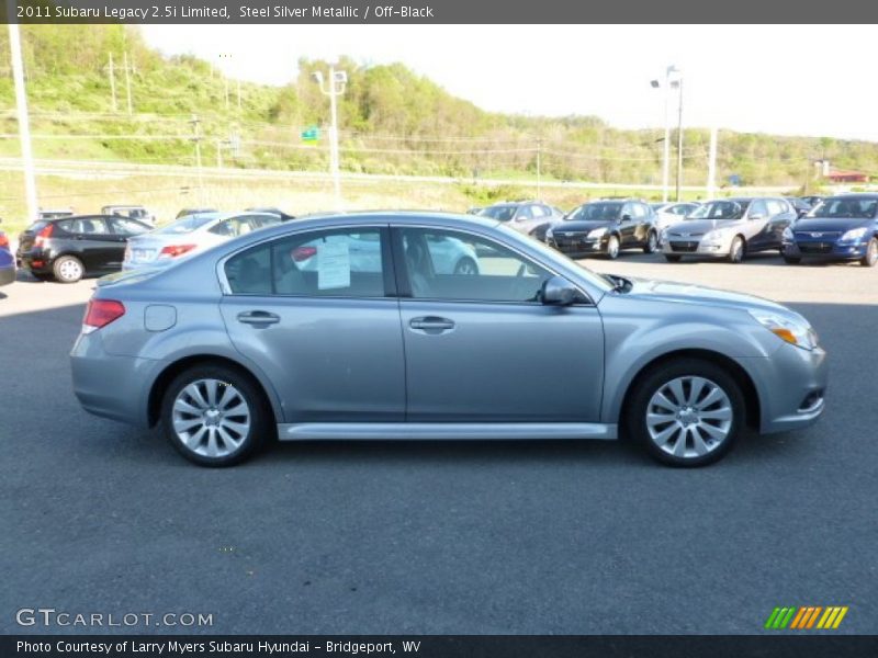 Steel Silver Metallic / Off-Black 2011 Subaru Legacy 2.5i Limited