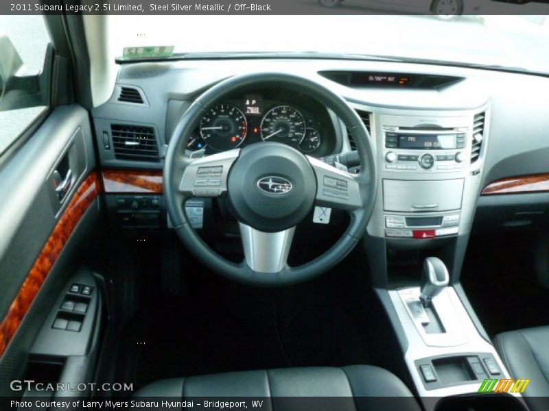 Steel Silver Metallic / Off-Black 2011 Subaru Legacy 2.5i Limited