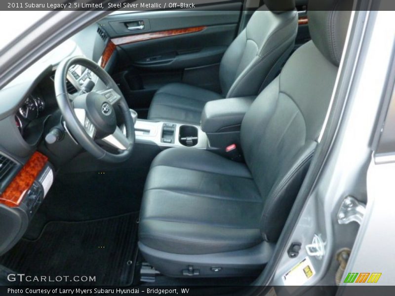 Steel Silver Metallic / Off-Black 2011 Subaru Legacy 2.5i Limited