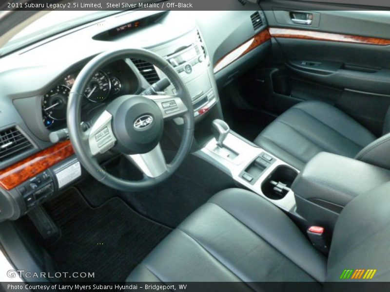 Steel Silver Metallic / Off-Black 2011 Subaru Legacy 2.5i Limited