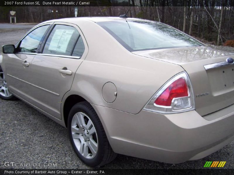 Dune Pearl Metallic / Camel 2007 Ford Fusion SE