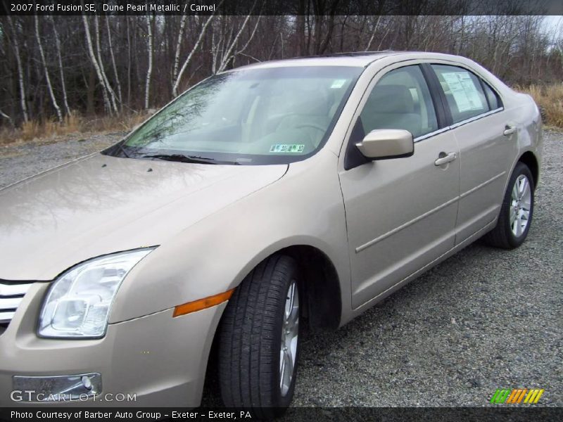 Dune Pearl Metallic / Camel 2007 Ford Fusion SE