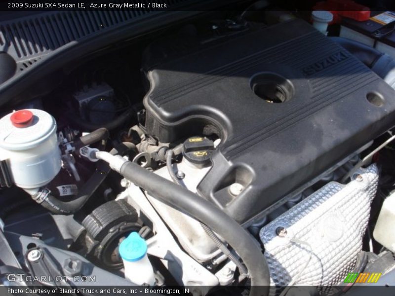 Azure Gray Metallic / Black 2009 Suzuki SX4 Sedan LE