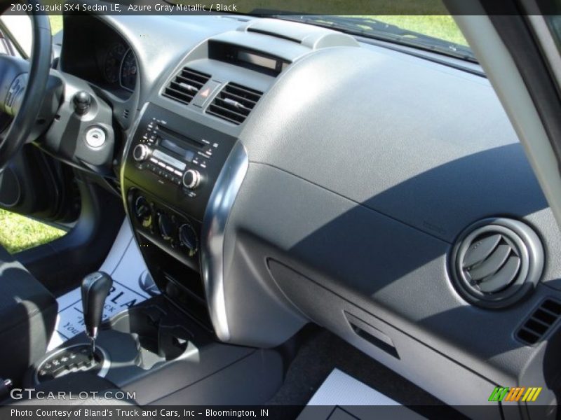 Azure Gray Metallic / Black 2009 Suzuki SX4 Sedan LE