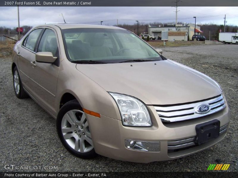 Dune Pearl Metallic / Camel 2007 Ford Fusion SE