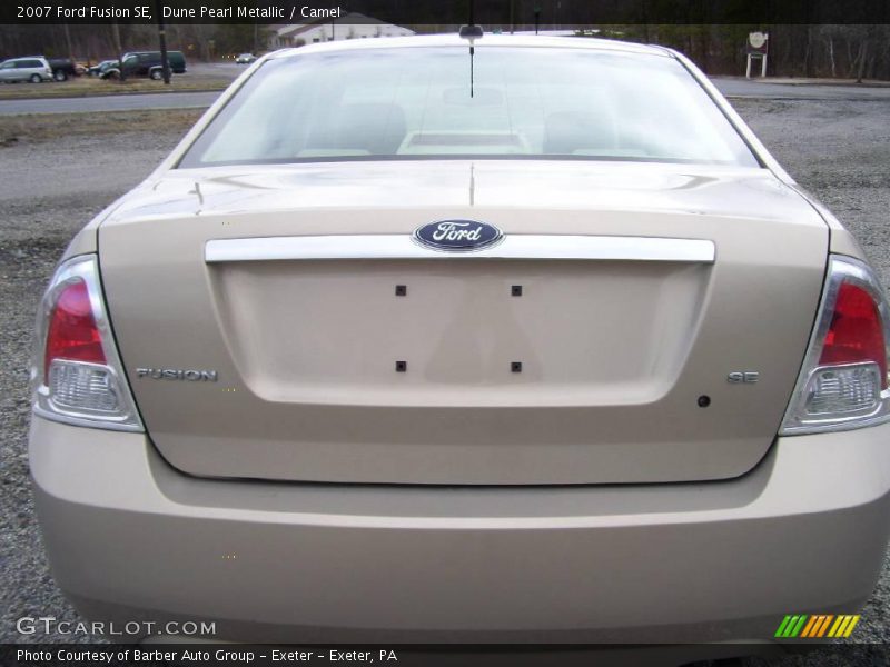 Dune Pearl Metallic / Camel 2007 Ford Fusion SE