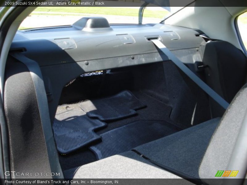 Azure Gray Metallic / Black 2009 Suzuki SX4 Sedan LE
